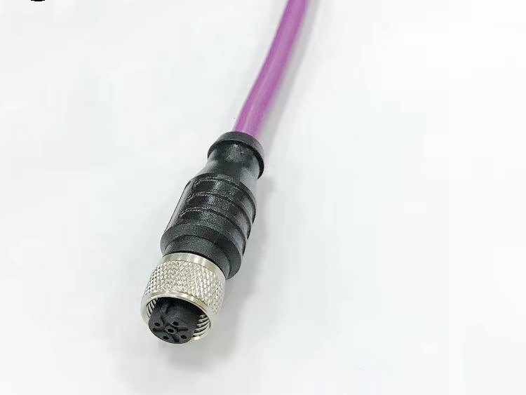 Profibus協(xié)議連接器M12 B型5芯連接器插頭