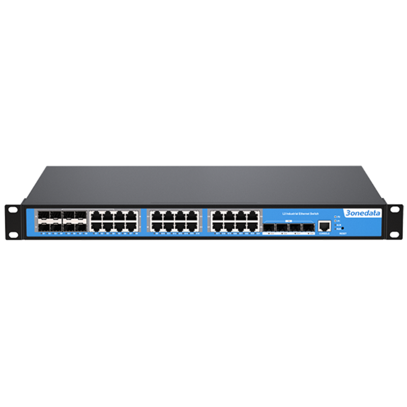 三旺IES5328-16GT4GS8GC工業級全千兆28口光電混合匯聚核心交換機